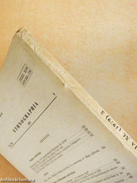 Ethnographia 1979/3.