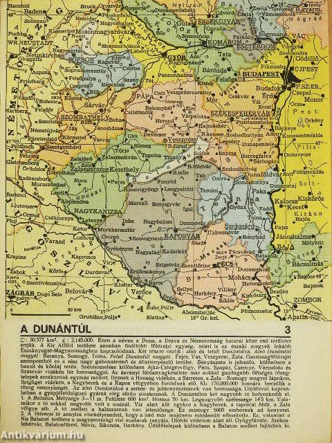 Az 1941. évi földrajzi zsebkönyv térképei