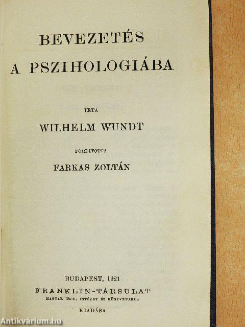 Bevezetés a pszihologiába