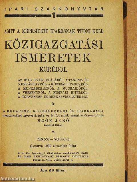 Közigazgatási ismeretek