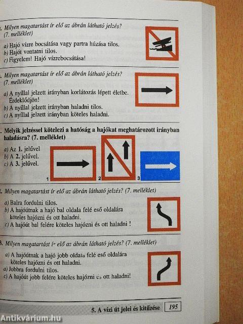 Tesztkönyv a hajóvezetők részére