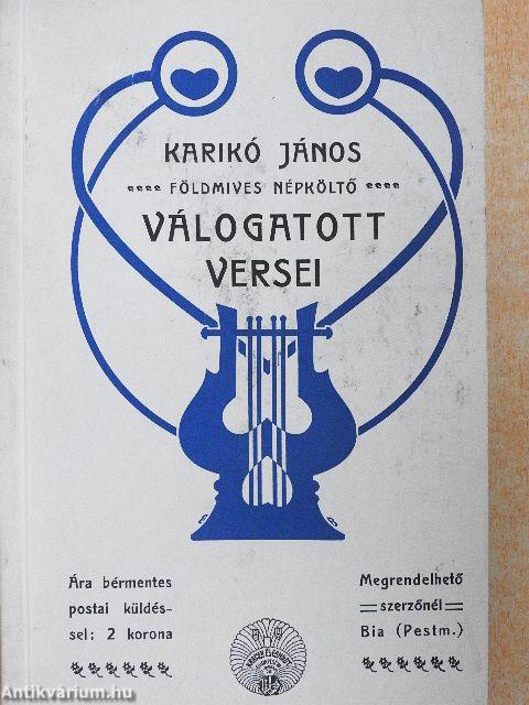 Karikó János földmives népköltő válogatott versei
