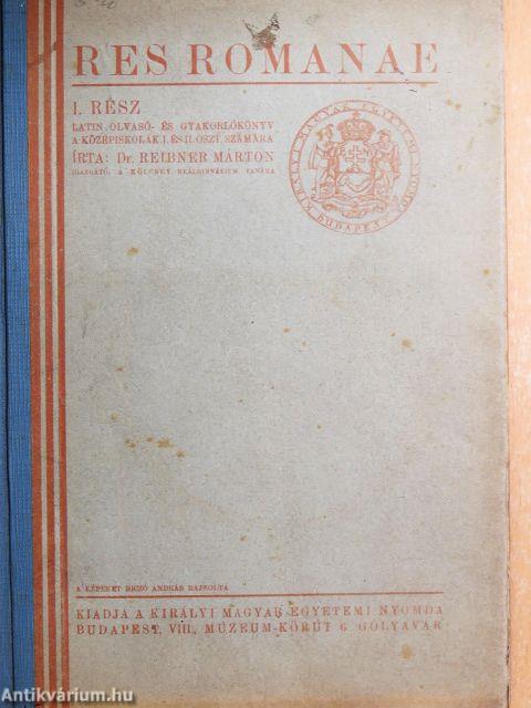 Res romanae I.