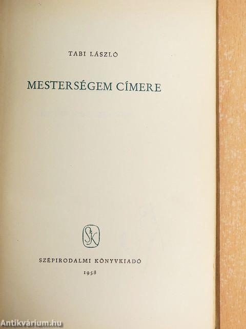 Mesterségem címere