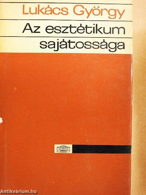 Az esztétikum sajátossága 1-2.