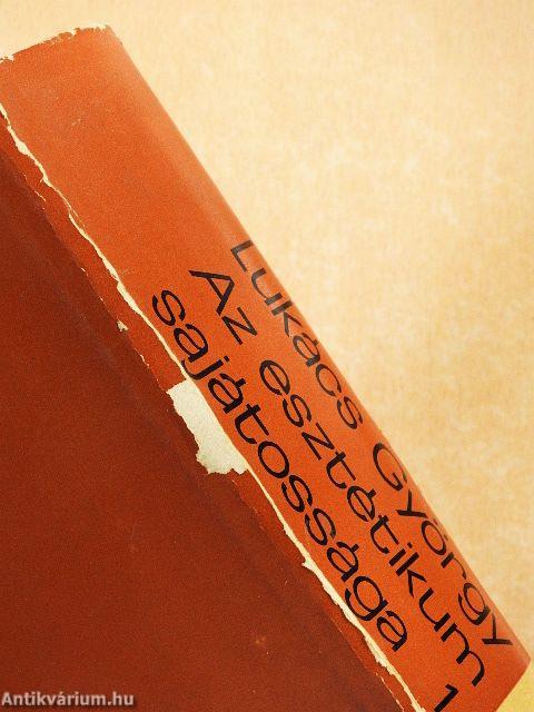 Az esztétikum sajátossága 1-2.