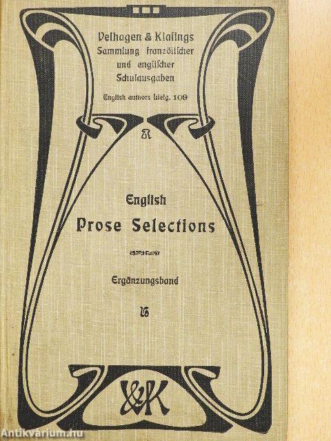 English Prose Selections