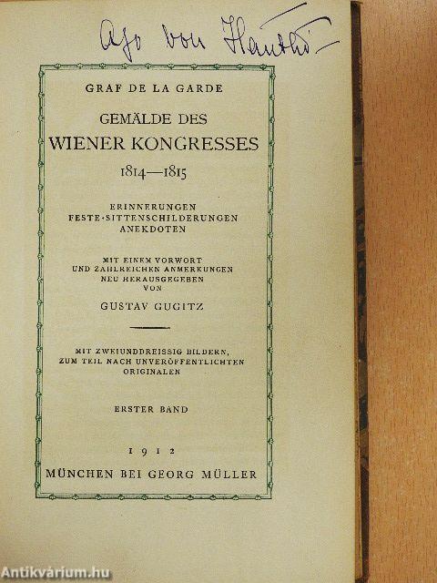 Gemälde des Wiener Kongresses I-II.