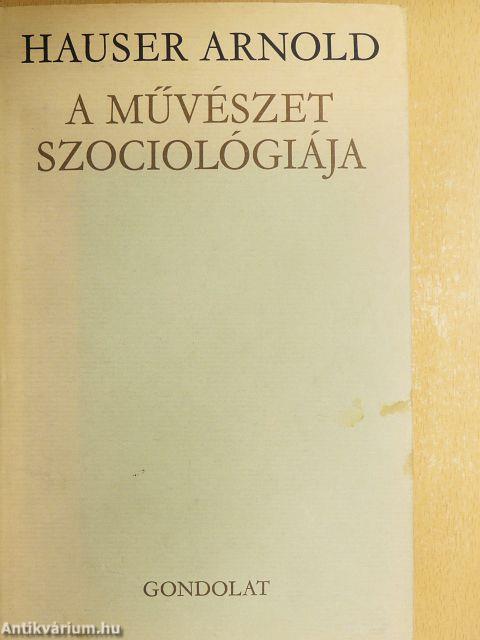 A művészet szociológiája