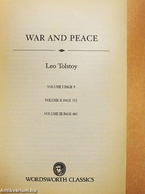 War and Peace