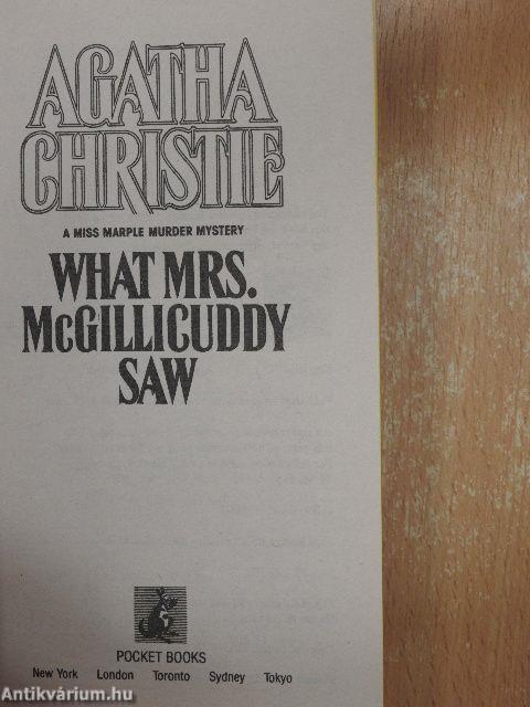 What Mrs. McGillicuddy Saw