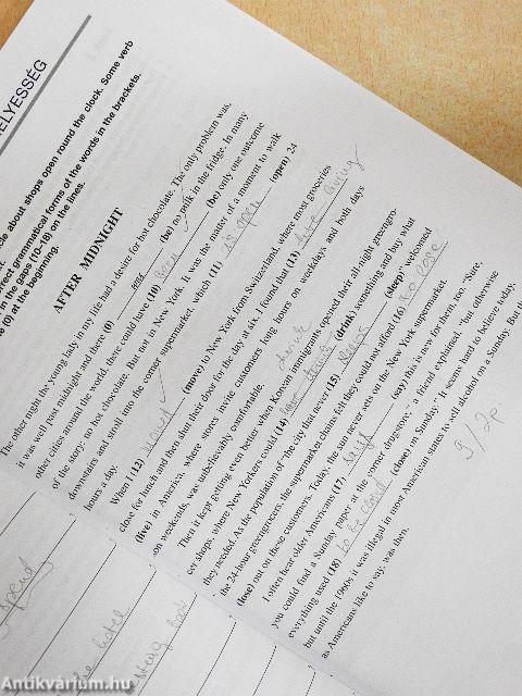 Angol feladatsorok - CD-vel