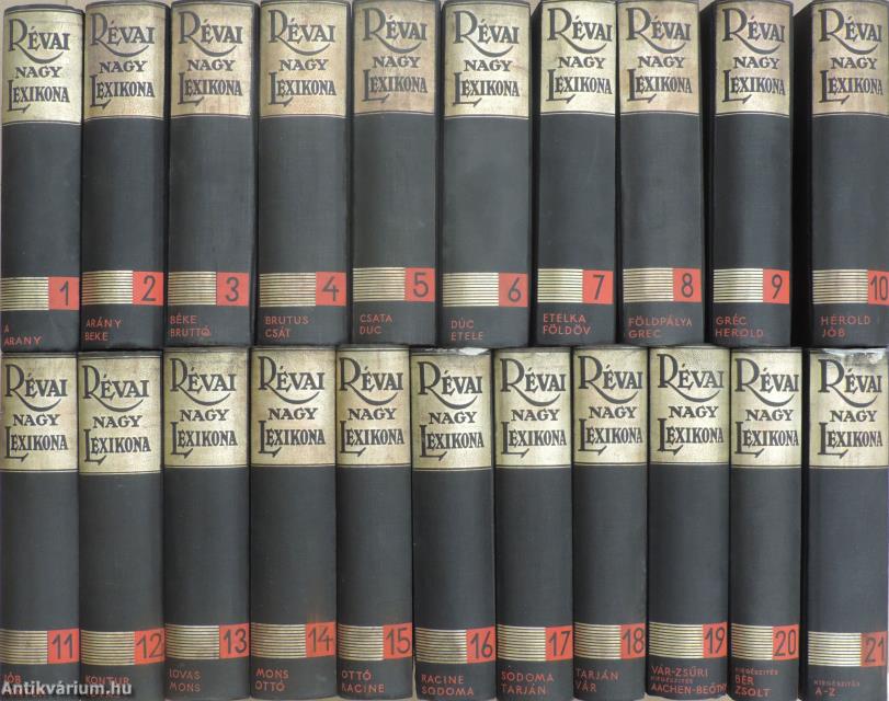 Révai nagy lexikona 1-21.
