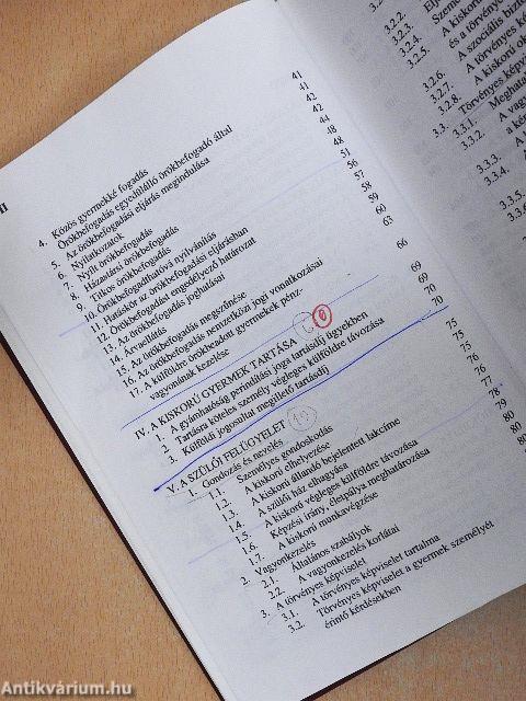 A gyámügyi igazgatás kézikönyve 1994.