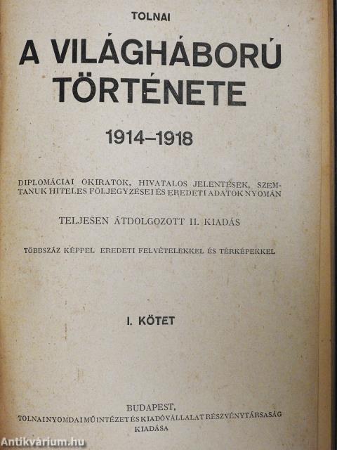 A világháború története I-X.