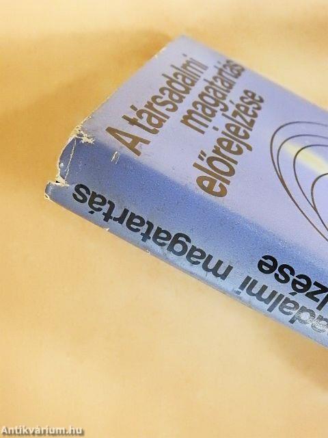 A társadalmi magatartás előrejelzése