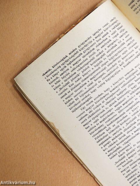 Berlinből jelentik...