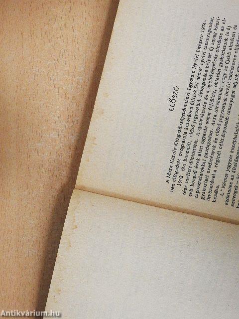 Német nyelvkönyv I.