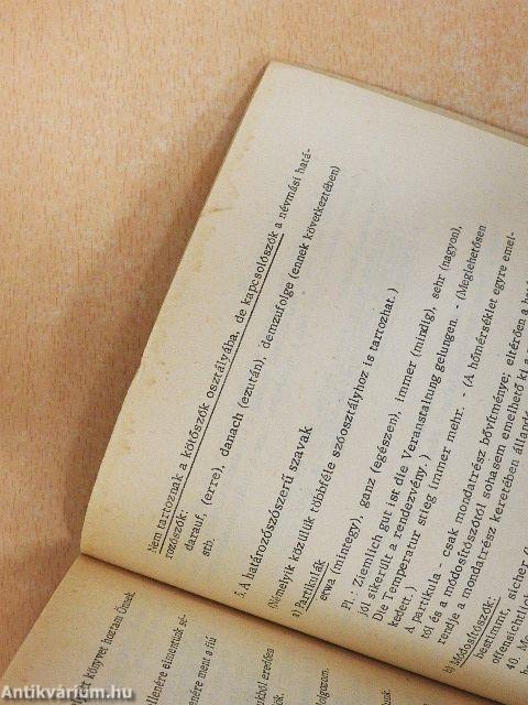 Német nyelvkönyv I.