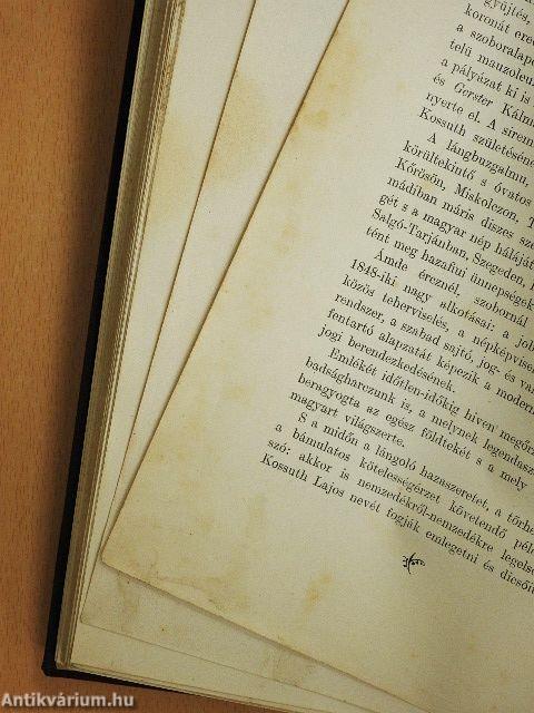 Kossuth Lajos élete, működése és halála