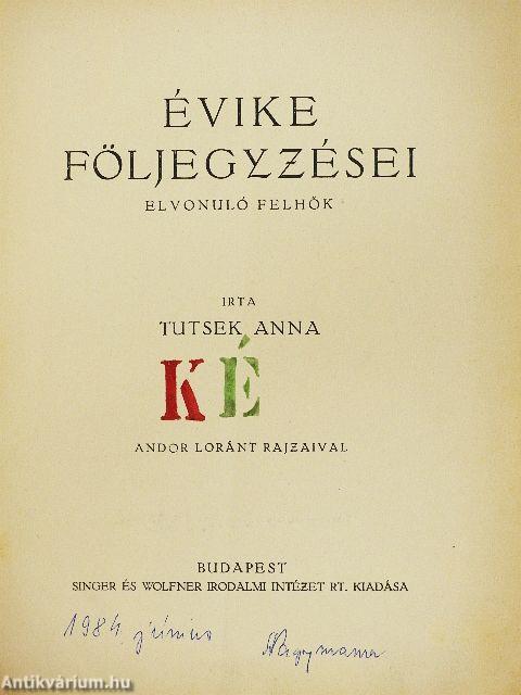 Évike följegyzései II.