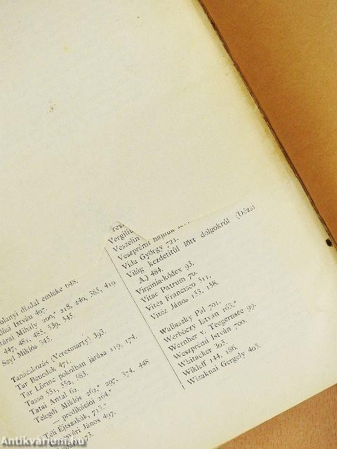 A régi magyar irodalom története