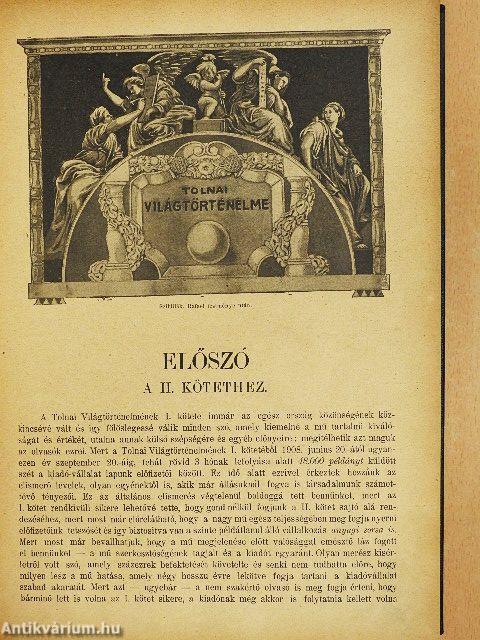 Tolnai Világtörténelme - A legujabb kor II. (töredék)