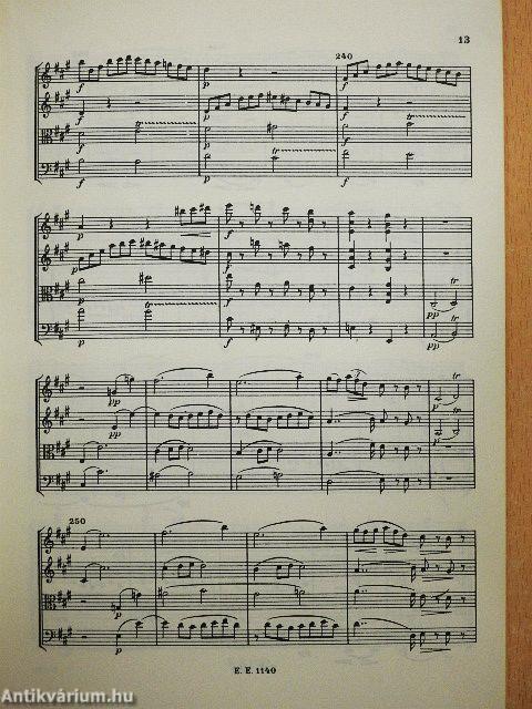 String Quartet A minor for 2 Violins, Viola and Violoncello