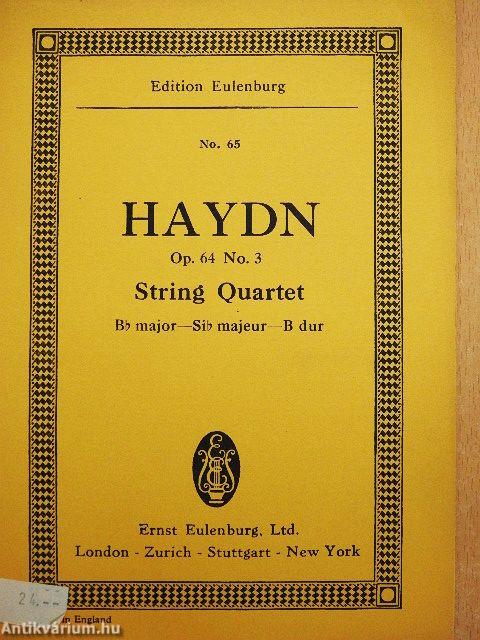 Quartet No. 65 Bb major