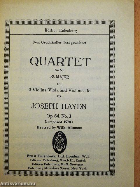 Quartet No. 65 Bb major