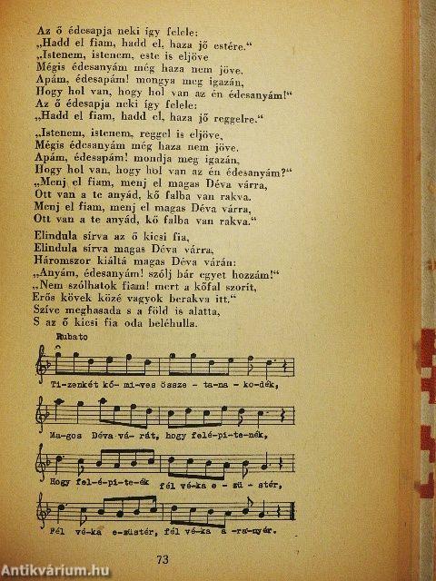 Magyar balladamondó könyv