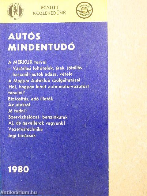 Autós mindentudó 1980