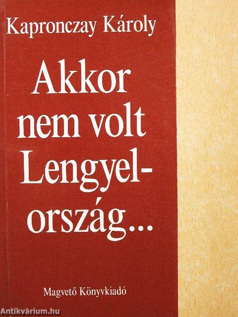 Akkor nem volt Lengyelország...