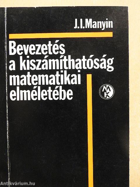 Bevezetés a kiszámíthatóság matematikai elméletébe