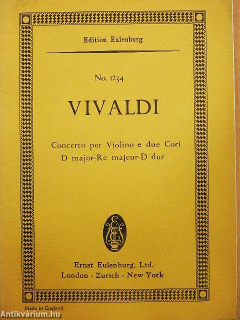 Concerto D major for Violin and two String Orchestras