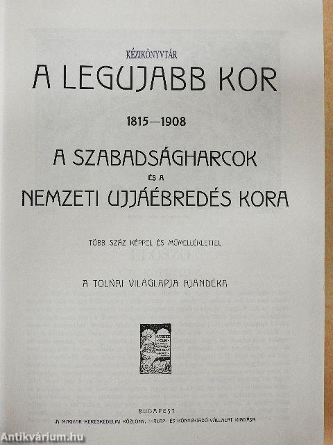 Tolnai Világtörténelme - A legujabb kor története II.