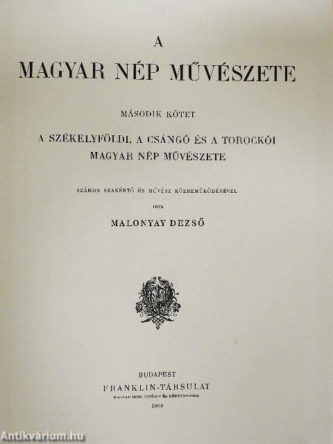 A magyar nép művészete II.