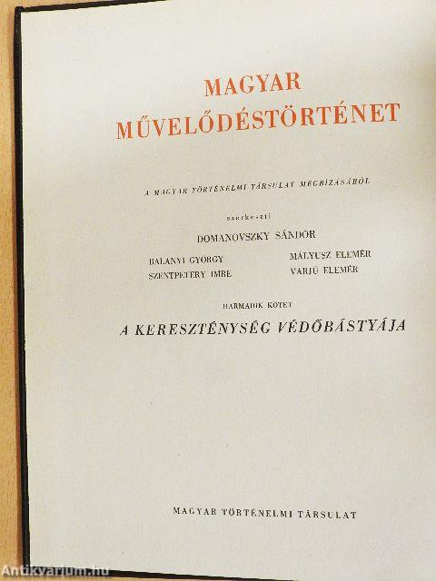 Magyar művelődéstörténet 3.
