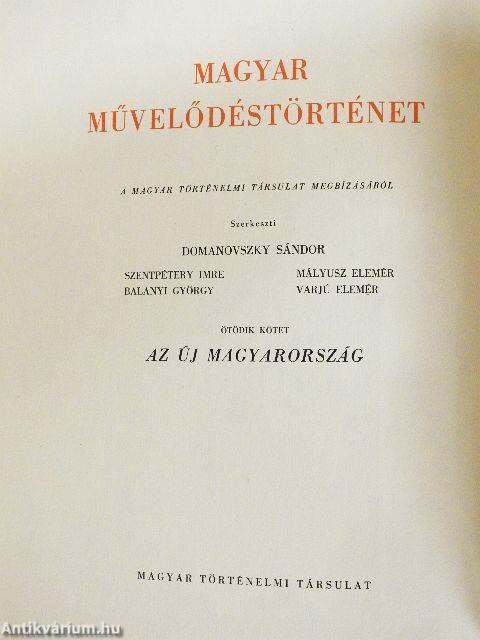 Magyar művelődéstörténet 5.