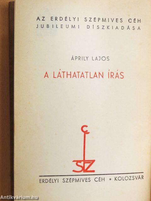 A láthatatlan írás