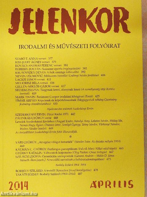 Jelenkor 2014. április