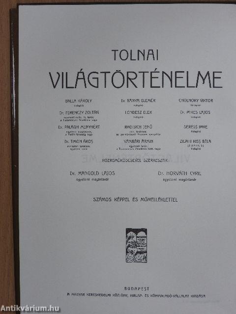 Tolnai Világtörténelme - A civilizáció története IV.