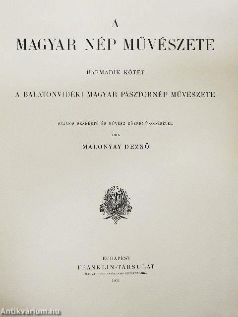 A magyar nép művészete III.