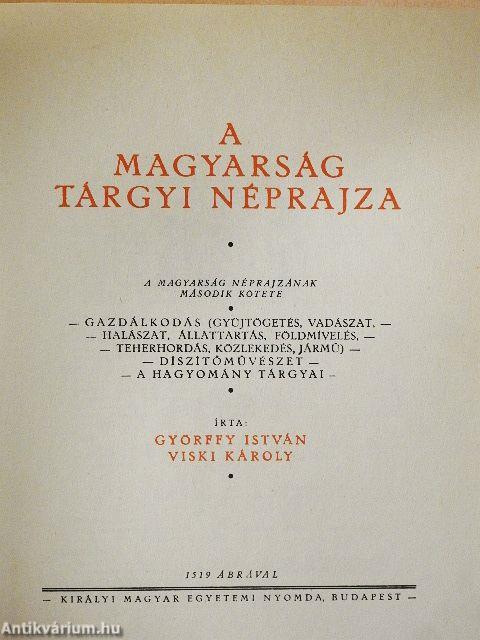 A magyarság néprajza II.