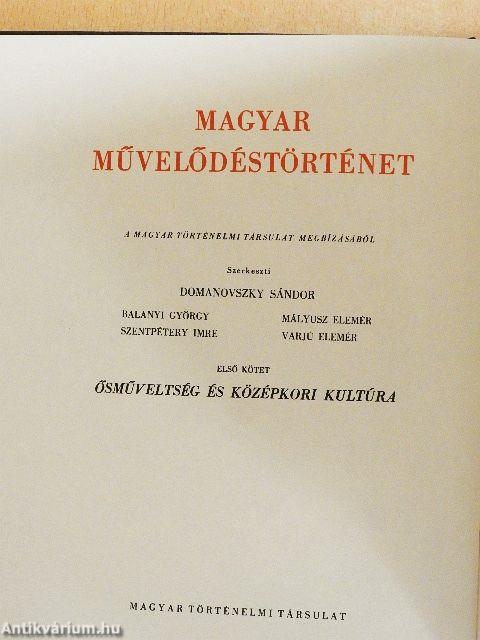 Magyar Művelődéstörténet 1.