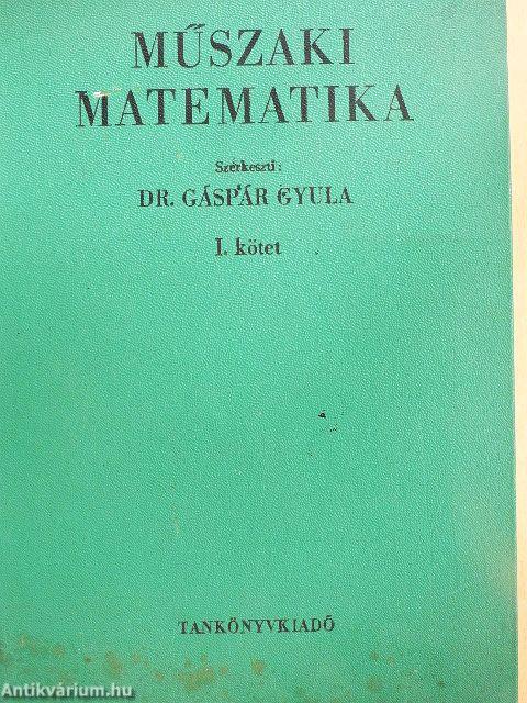 Műszaki matematika I.