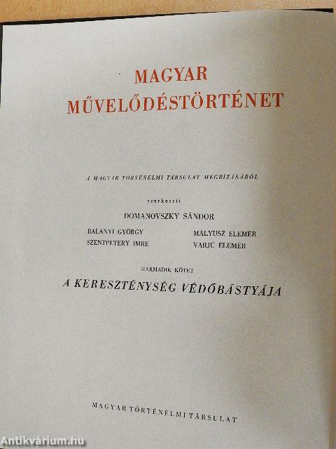 Magyar művelődéstörténet 3.