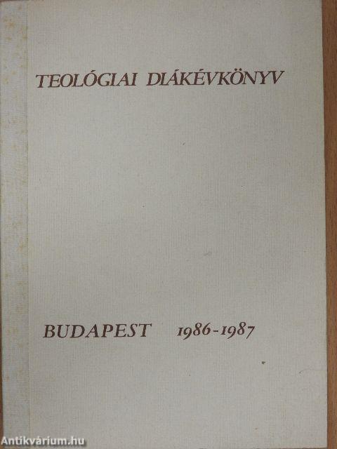 Teológiai diákévkönyv 1986-1987