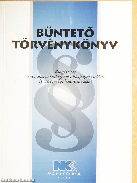 Büntető Törvénykönyv