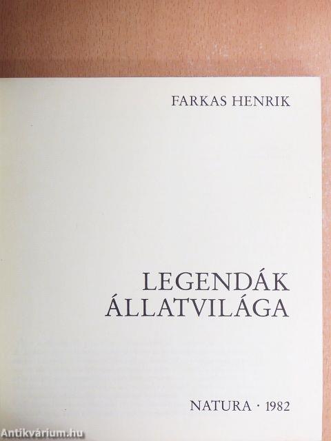 Legendák állatvilága
